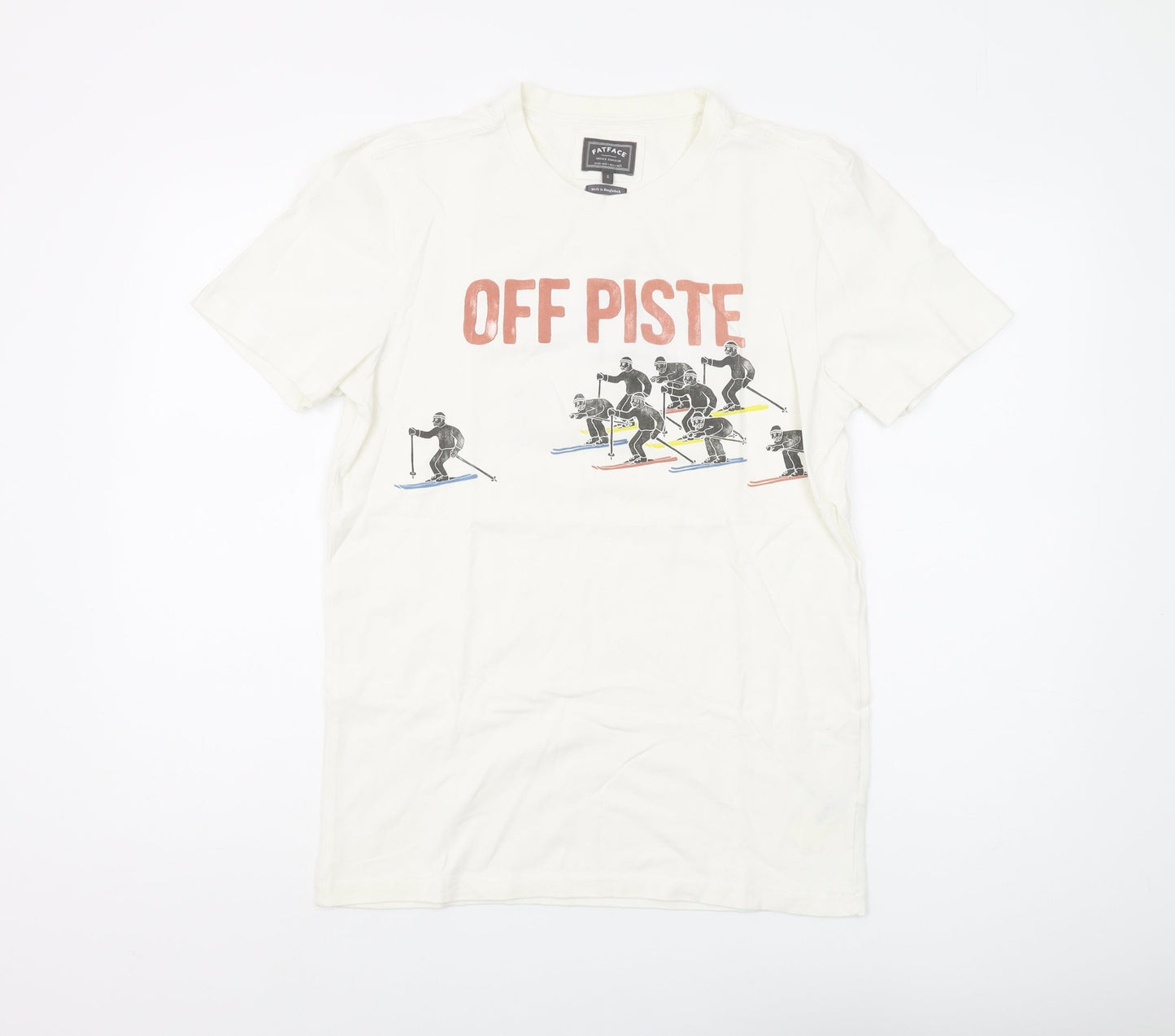 Mens UK Size S FatFace White  T-Shirt