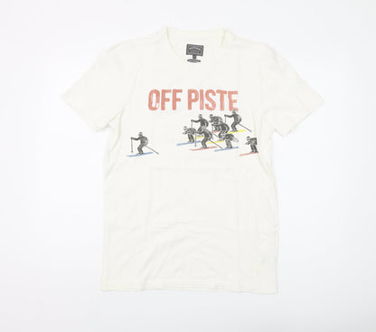 Mens UK Size S FatFace White  T-Shirt
