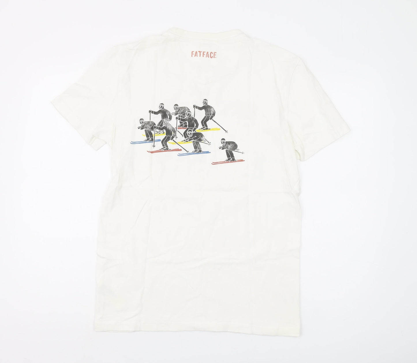 Mens UK Size S FatFace White  T-Shirt