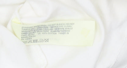 Mens UK Size S FatFace White  T-Shirt