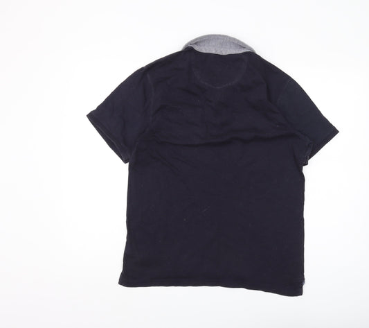 J By Jasper Conran Men's Blue Polo Shirt M