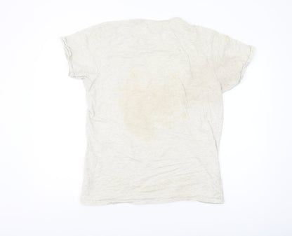 Jack & Jones Men's XL Beige Sports Graphic T-Shirt