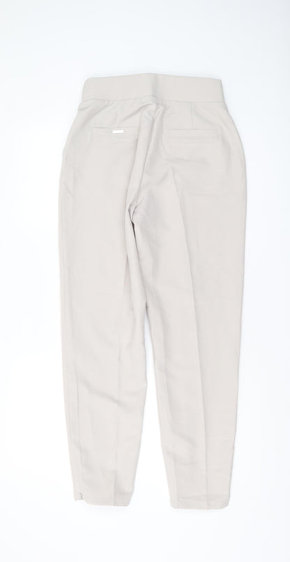 Manière De Voir Women's Beige High-Rise Trousers Size 10