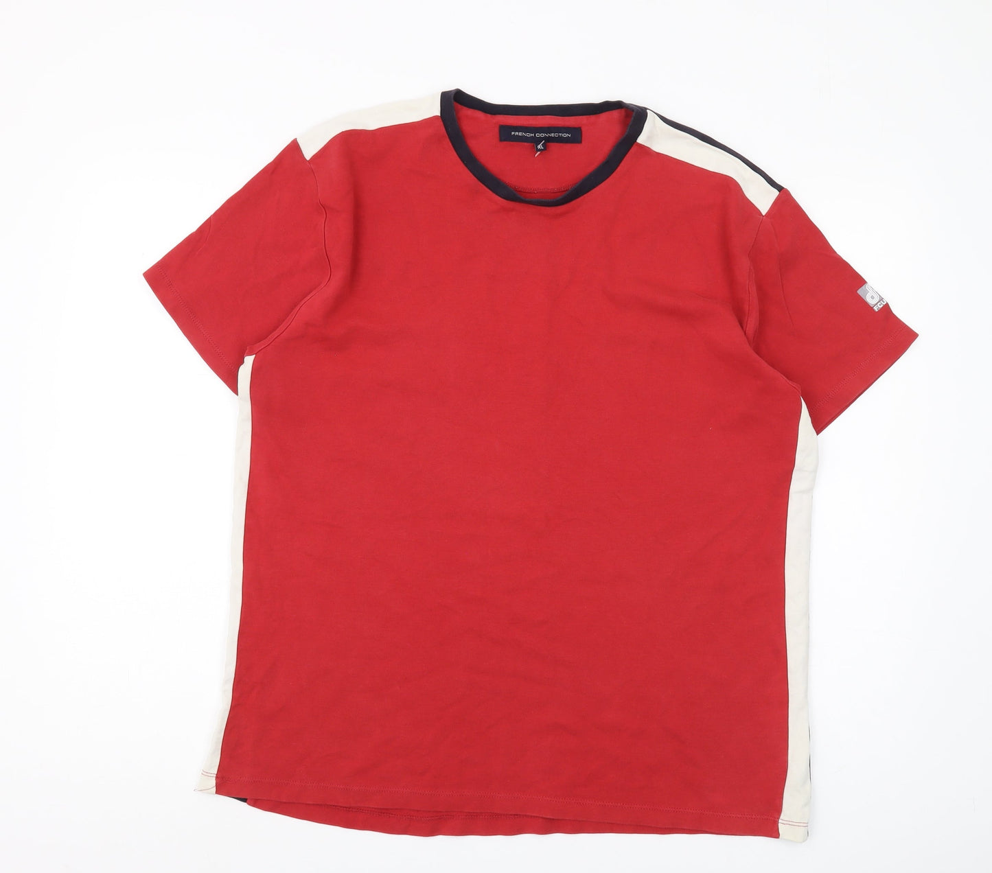 Mens UK Size XL French Connection Red  T-Shirt