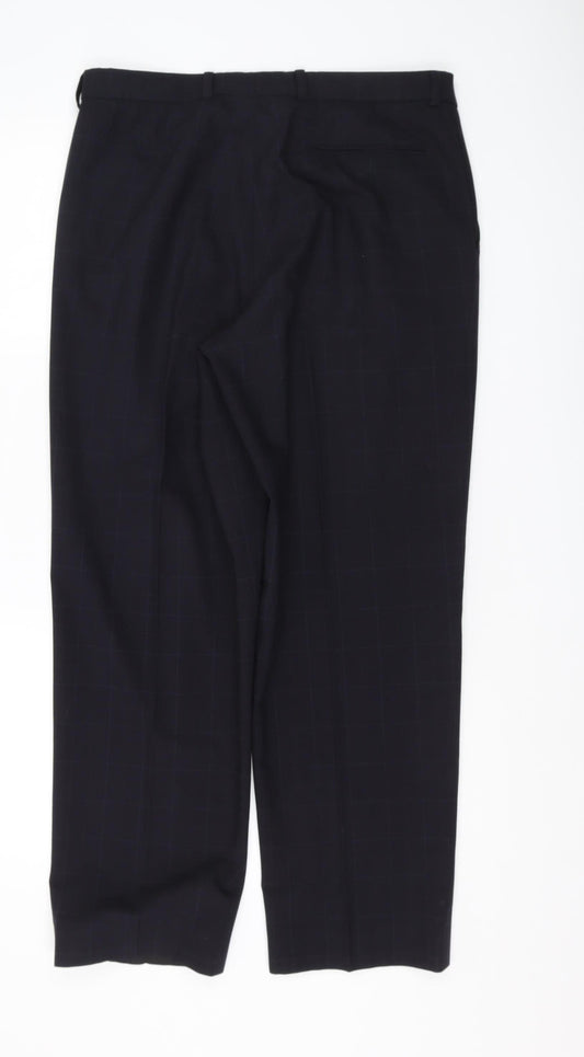Marks and Spencer Men's Navy Dress Pants, Sz L