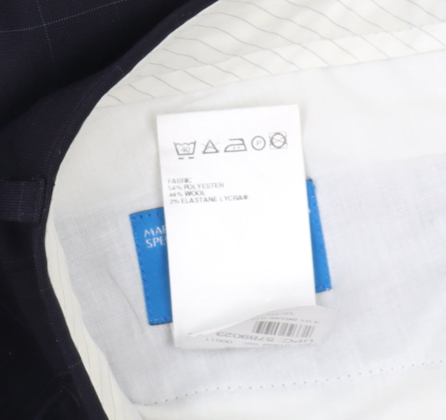 Marks and Spencer Men's Navy Dress Pants, Sz L