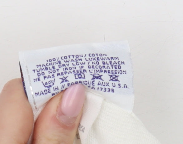 Reebok Men’s White XL Crew Neck T-Shirt