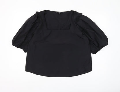 Next Women's Black Blouse, Size 12 - Stylish Casual Wear