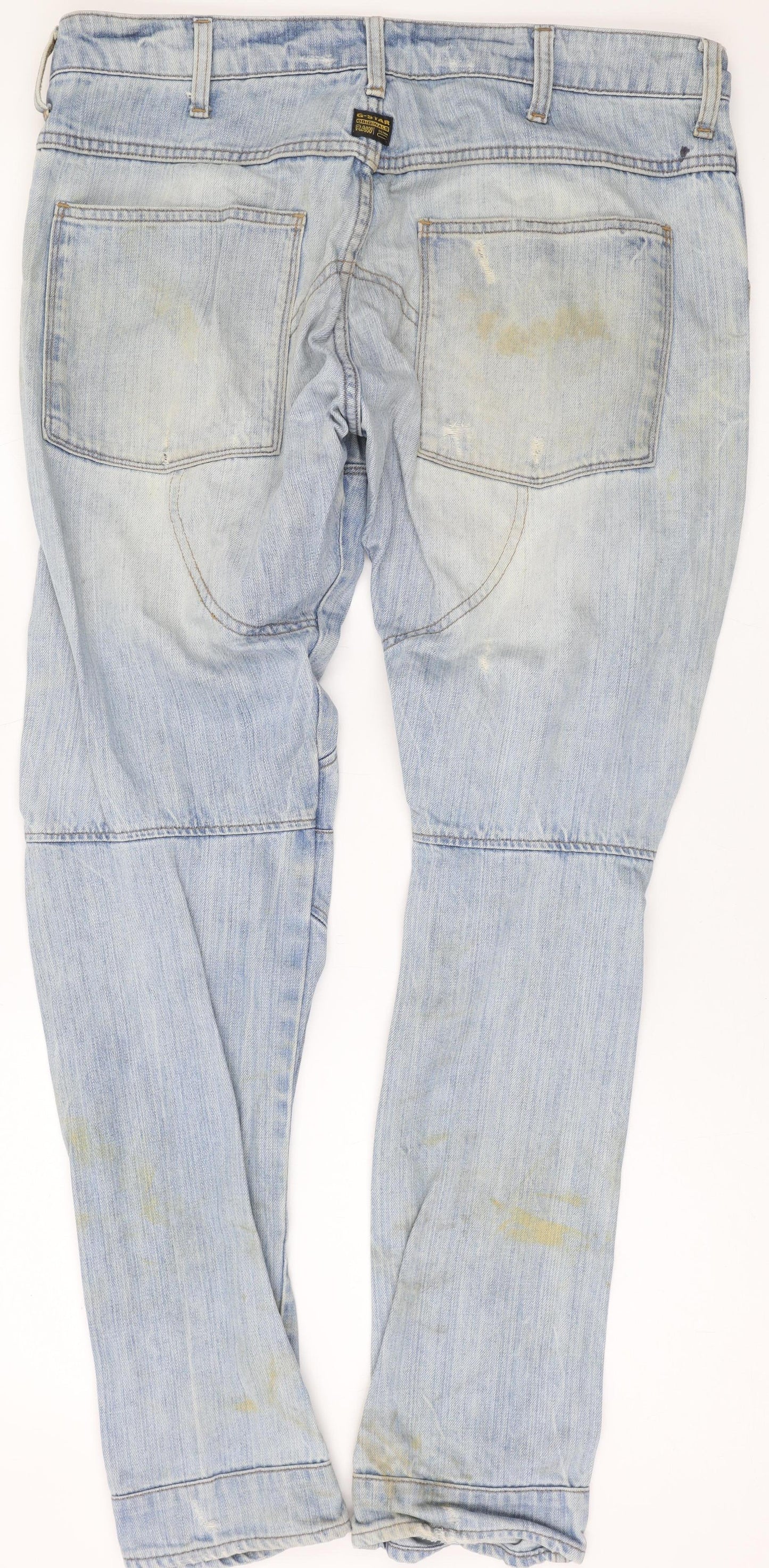 G-Star Men's Blue Straight Jeans Size 34