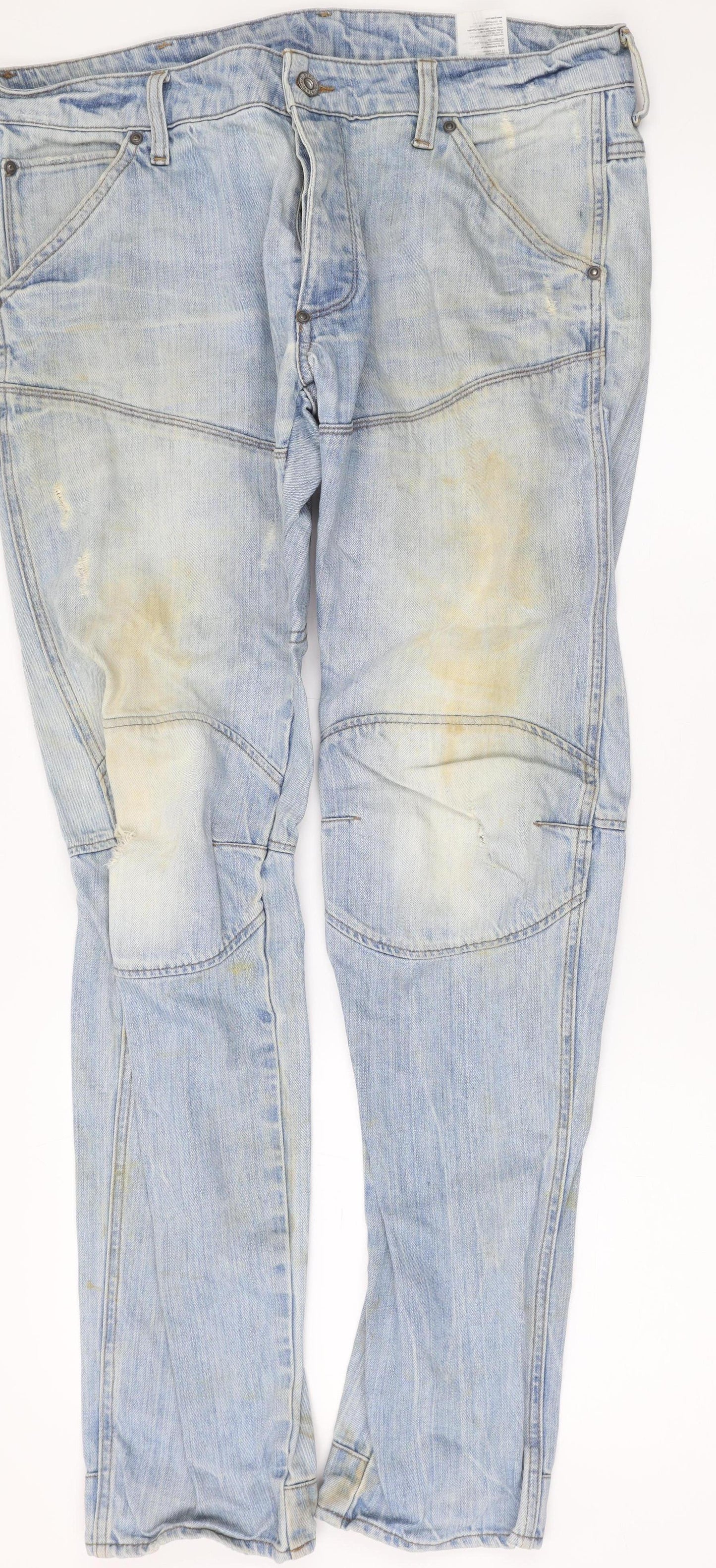 G-Star Men's Blue Straight Jeans Size 34