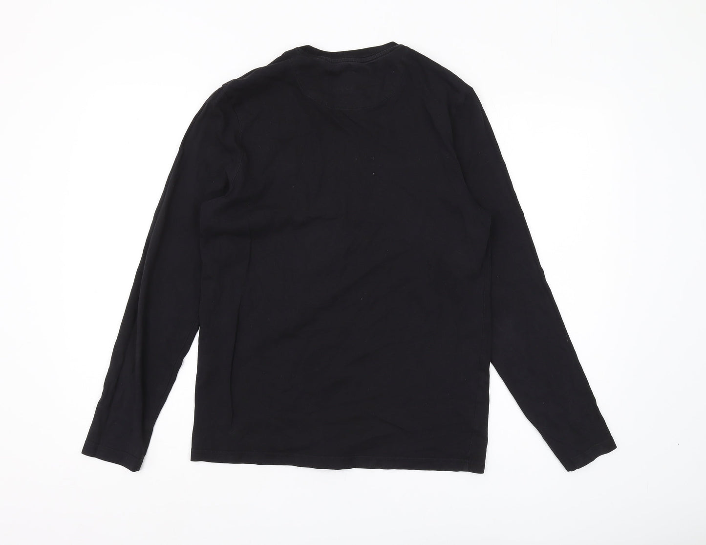 Lyle & Scott Men's Black Long Sleeve T-Shirt Size S