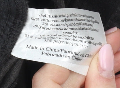 Laura Ashley Black Women's Jeans, Size 14, Ankle Zip