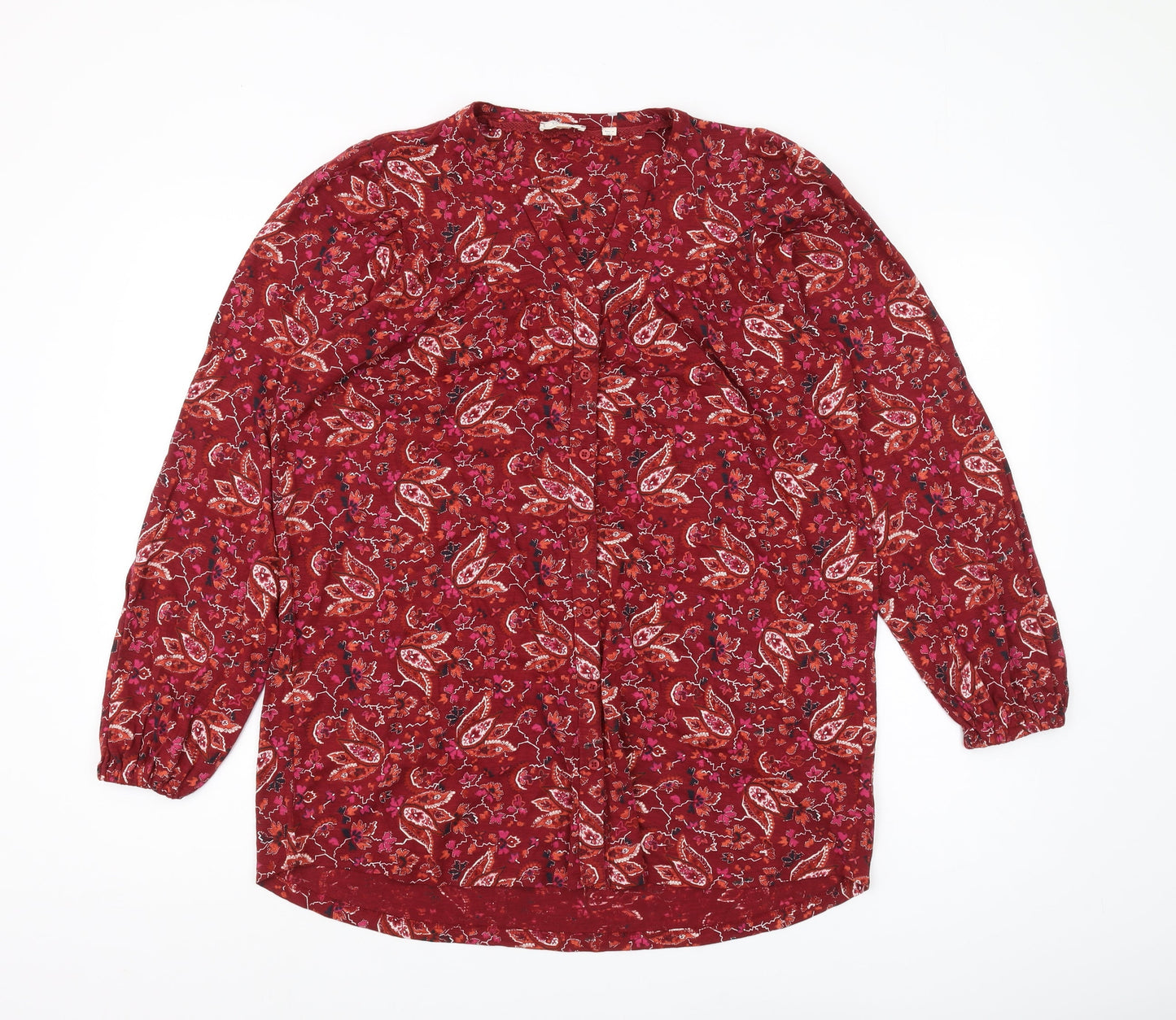 Womens UK Size 8 Fat Face Red  Blouse