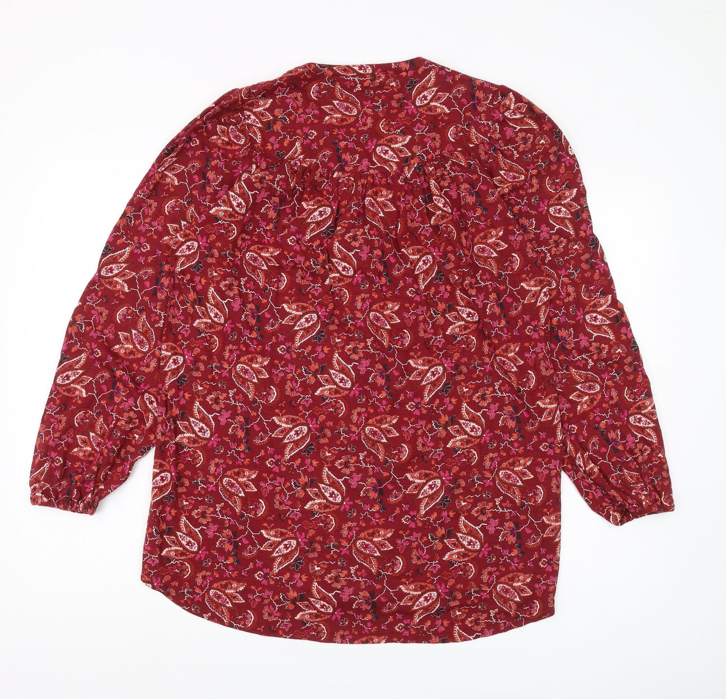 Womens UK Size 8 Fat Face Red  Blouse