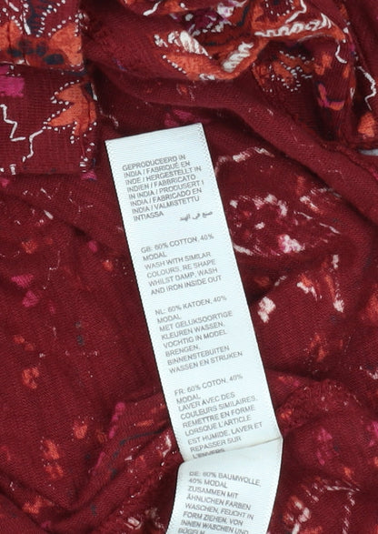Womens UK Size 8 Fat Face Red  Blouse