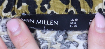 Womens UK Size 10 Karen Millen Multicoloured Tunic Blouse