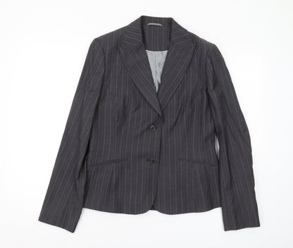 Austin Reed Women’s Black Wool Pinstripe Blazer Size 12