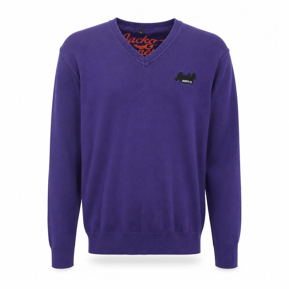 Mens UK Size S JACK & JONES Purple Pullover Jumper