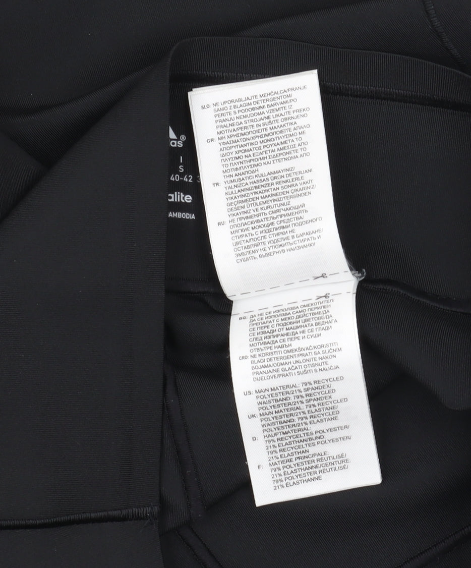 Adidas Women's Black Cropped Leggings, S, Gym Wear