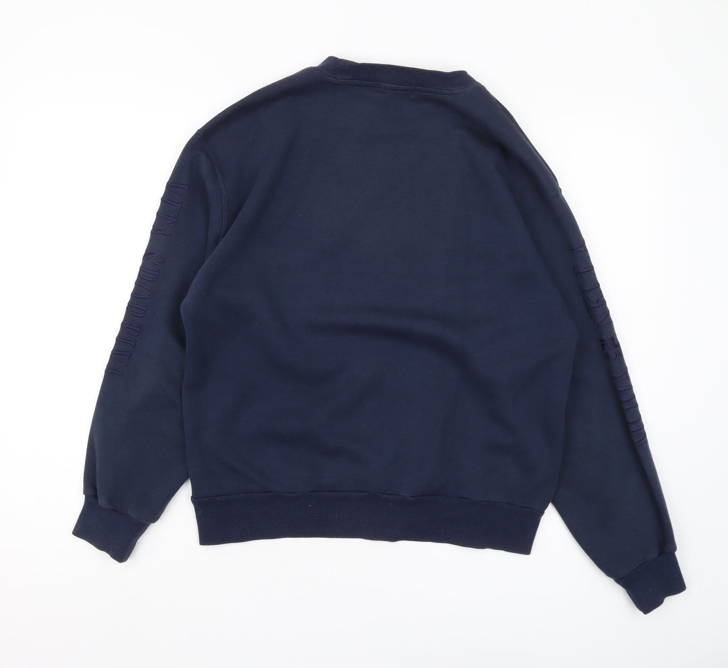 Mens UK Size M FILA Blue Pullover Sweatshirt