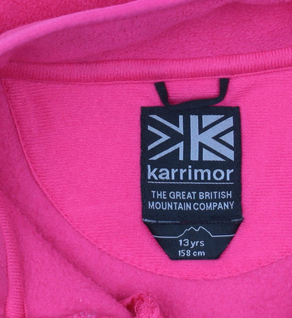 Karrimor Girls Pink Fleece Jacket 13 Years Outdoor