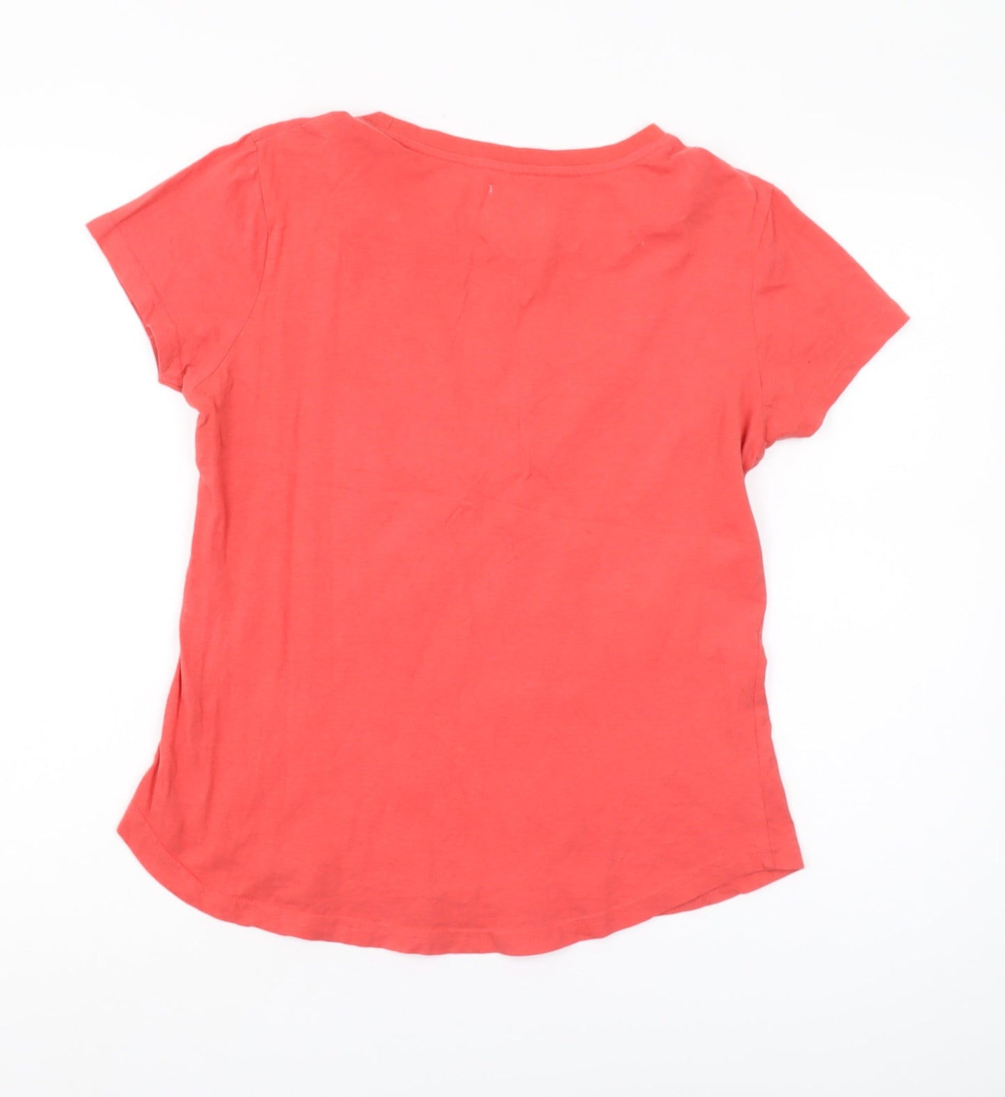Womens UK Size L SoulCal & Co Red Basic T-Shirt
