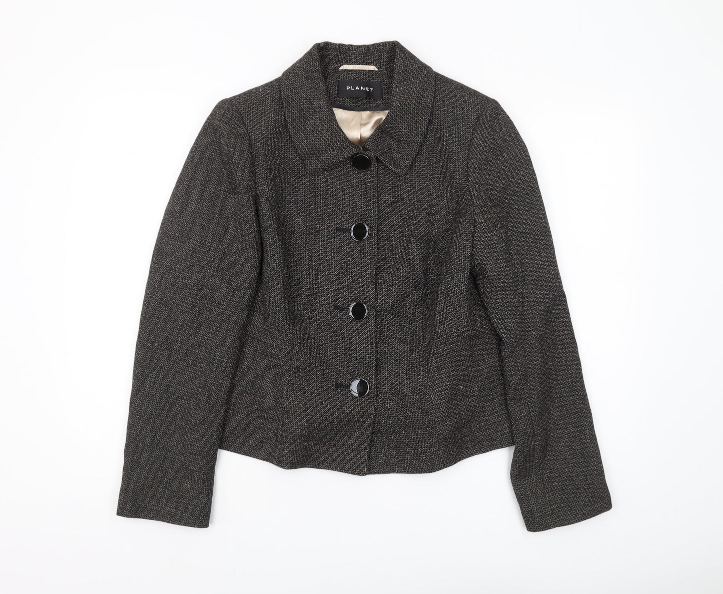Womens UK Size 12 Planet Regular Black Blazer