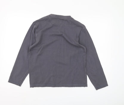 Jasper Conran Boys Grey Long Sleeve Graphic T-Shirt 11-12 Yrs