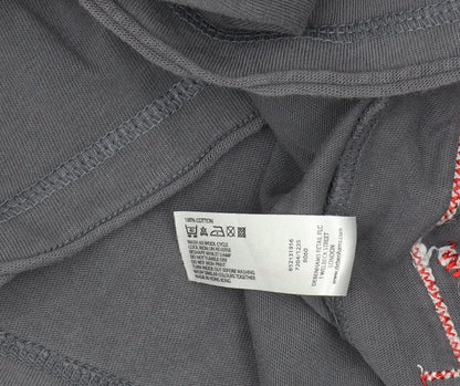 Jasper Conran Boys Grey Long Sleeve Graphic T-Shirt 11-12 Yrs