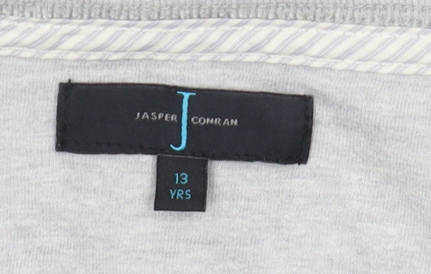 Jasper Conran Girls Striped Cotton Cardigan 13-14 Years