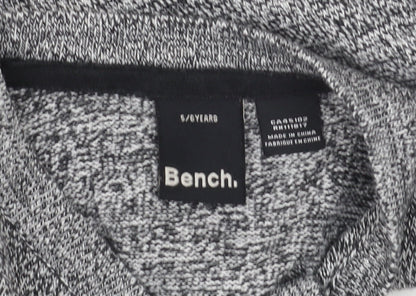 Bench Girls Grey Cardigan 5-6 Years - Casual Long Sleeve