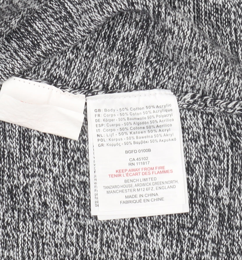Bench Girls Grey Cardigan 5-6 Years - Casual Long Sleeve