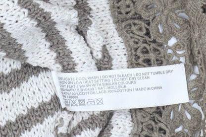 Womens UK Size 8 FatFace Brown Pullover Jumper