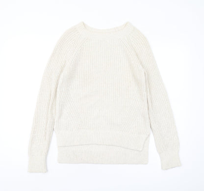 Abercrombie & Fitch Women's Ivory Pullover Jumper M