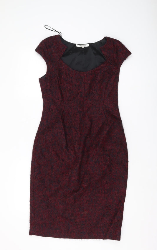 L.K. Bennett Women's Red Sheath Dress Size 12