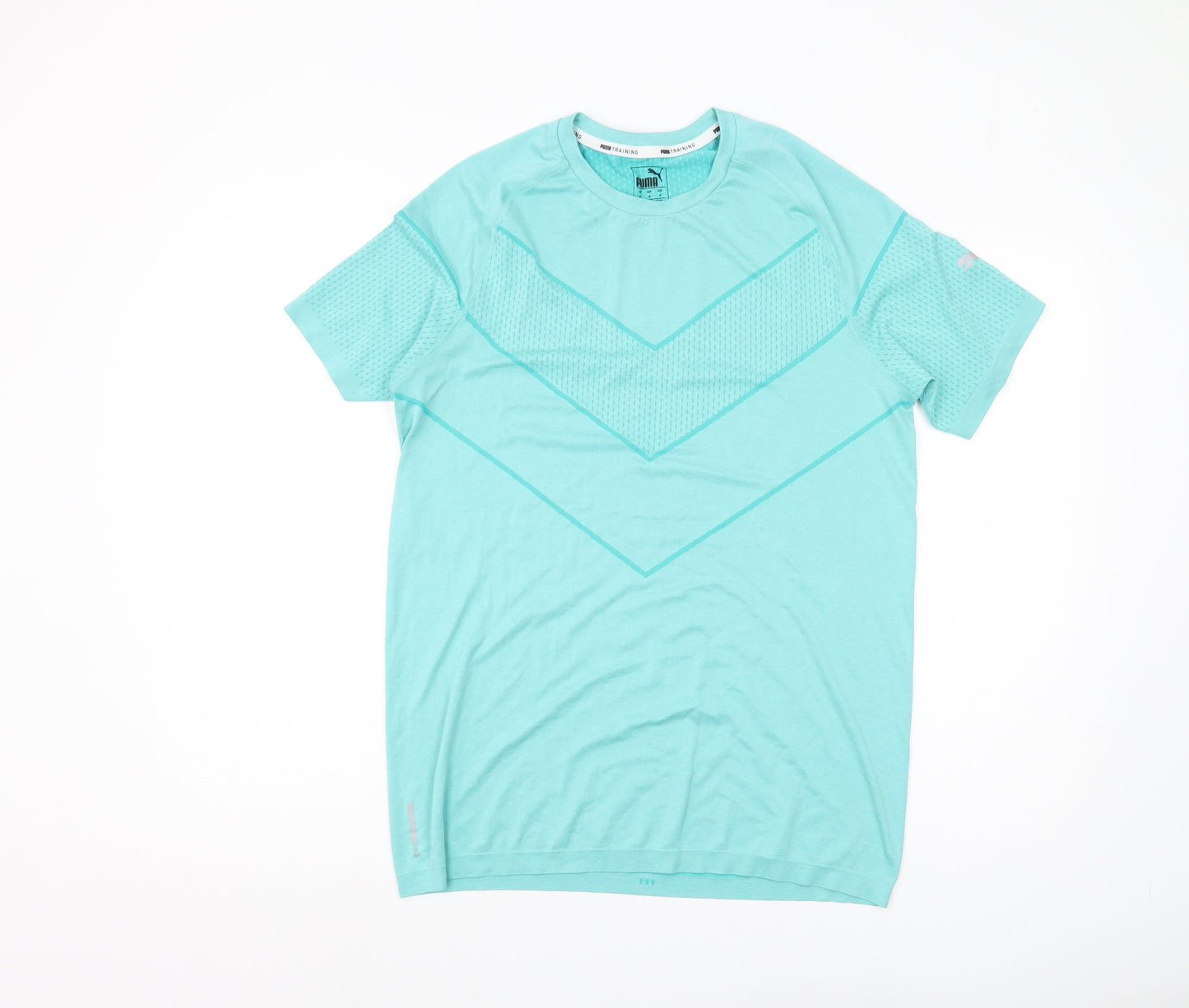 Puma Men's Green T-Shirt, Medium, Athletic Jersey