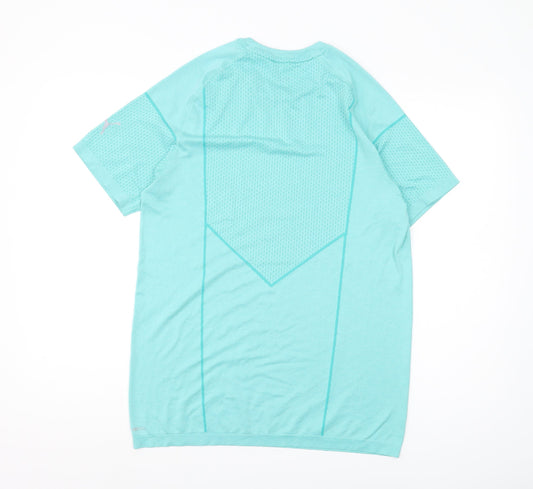 Puma Men's Green T-Shirt, Medium, Athletic Jersey