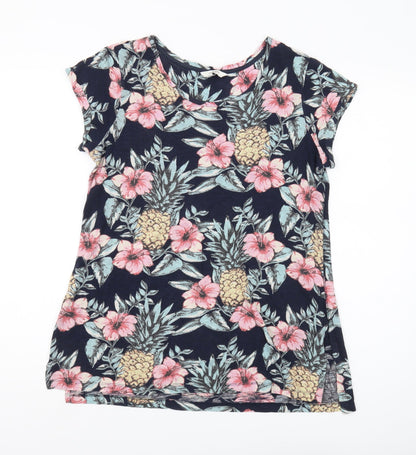 FatFace Women's Multicolour Floral T-Shirt - Size 10