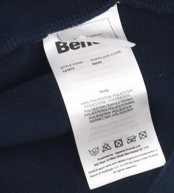 Bench Girls Blue Fleece Jacket Size 11-12 Years