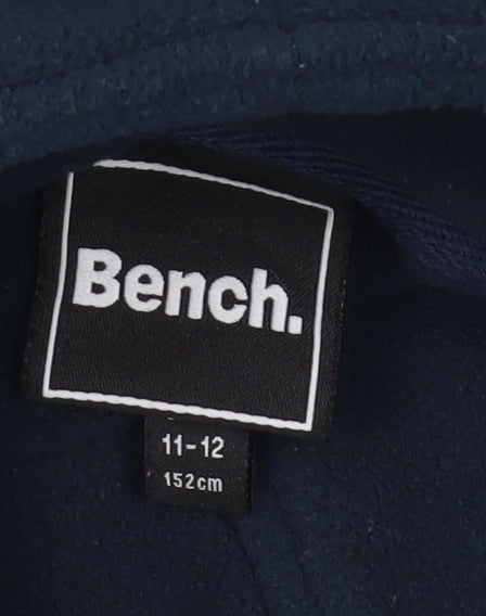 Bench Girls Blue Fleece Jacket Size 11-12 Years