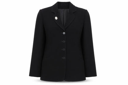 Womens UK Size 12 Eastex Regular Black Blazer