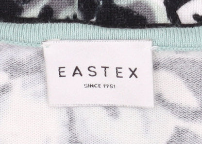Eastex Women's Multicoloured Floral Pullover Jumper, Size 10