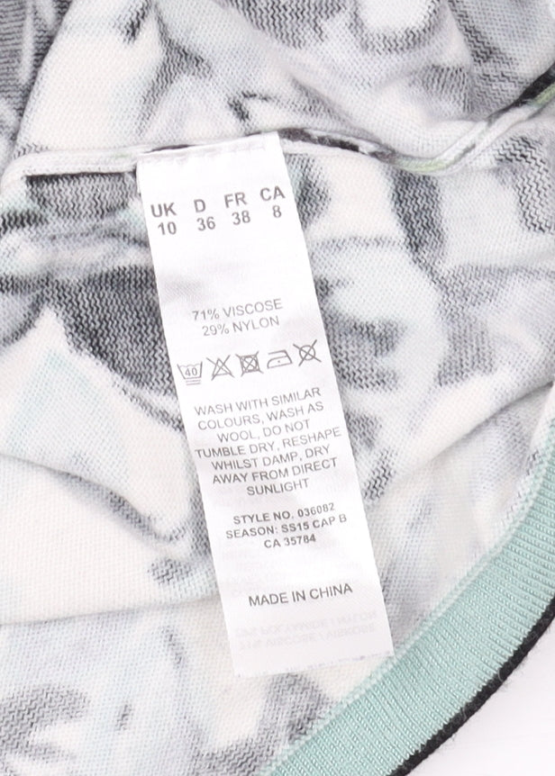 Eastex Women's Multicoloured Floral Pullover Jumper, Size 10