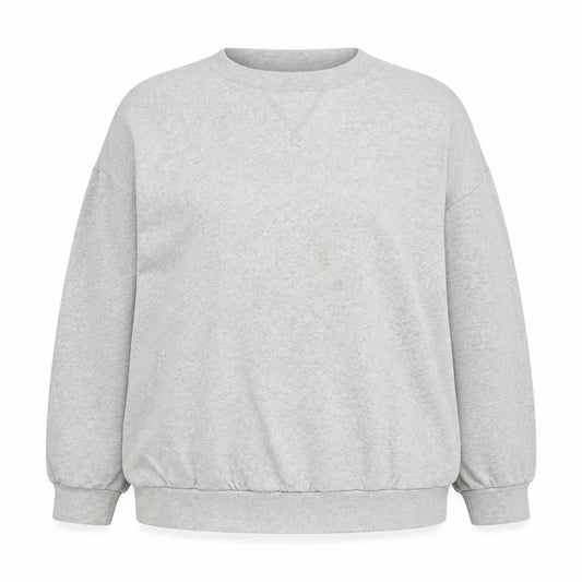 Front view of Adidas Women's Grey Sweatshirt Pullover, size 12