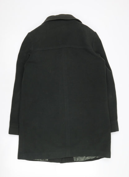 Womens UK Size 10 Viyella Green Overcoat