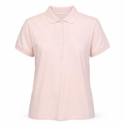 Womens UK Size L Tommy Hilfiger Pink Basic Polo
