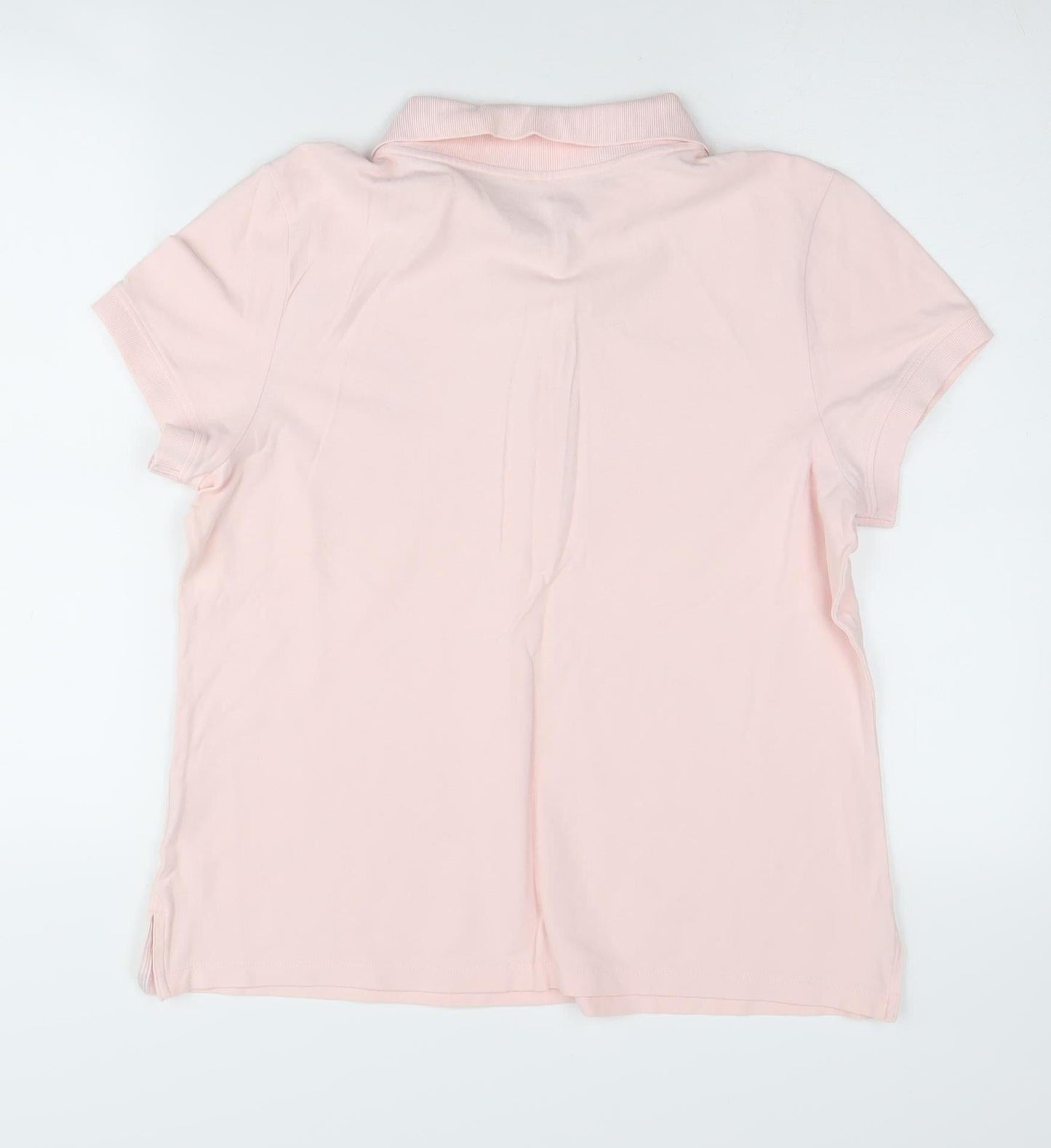 Womens UK Size L Tommy Hilfiger Pink Basic Polo