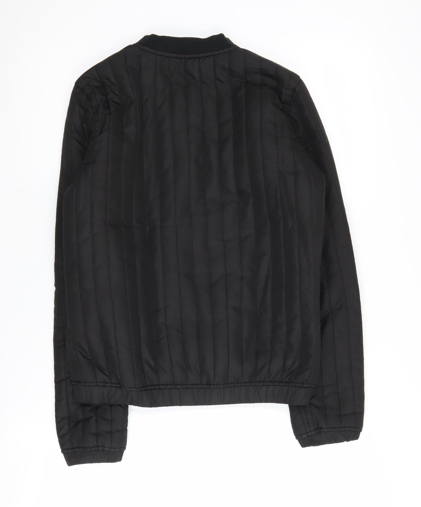 Jacqueline de Yong Women's Black XS Quilted Bomber Jacket