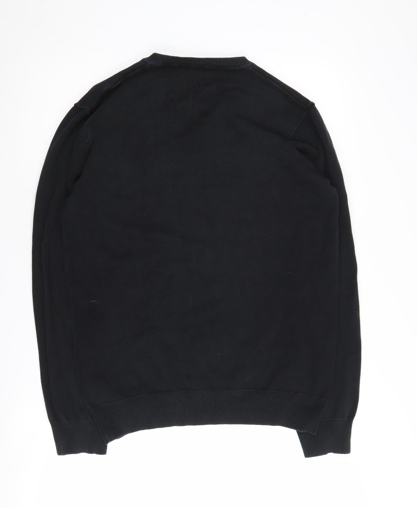 Jack & Jones Men’s Black V-Neck Pullover Jumper L