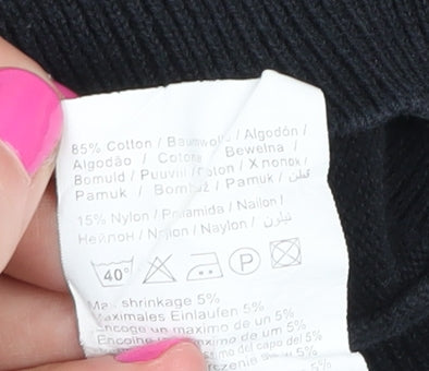 Jack & Jones Men’s Black V-Neck Pullover Jumper L